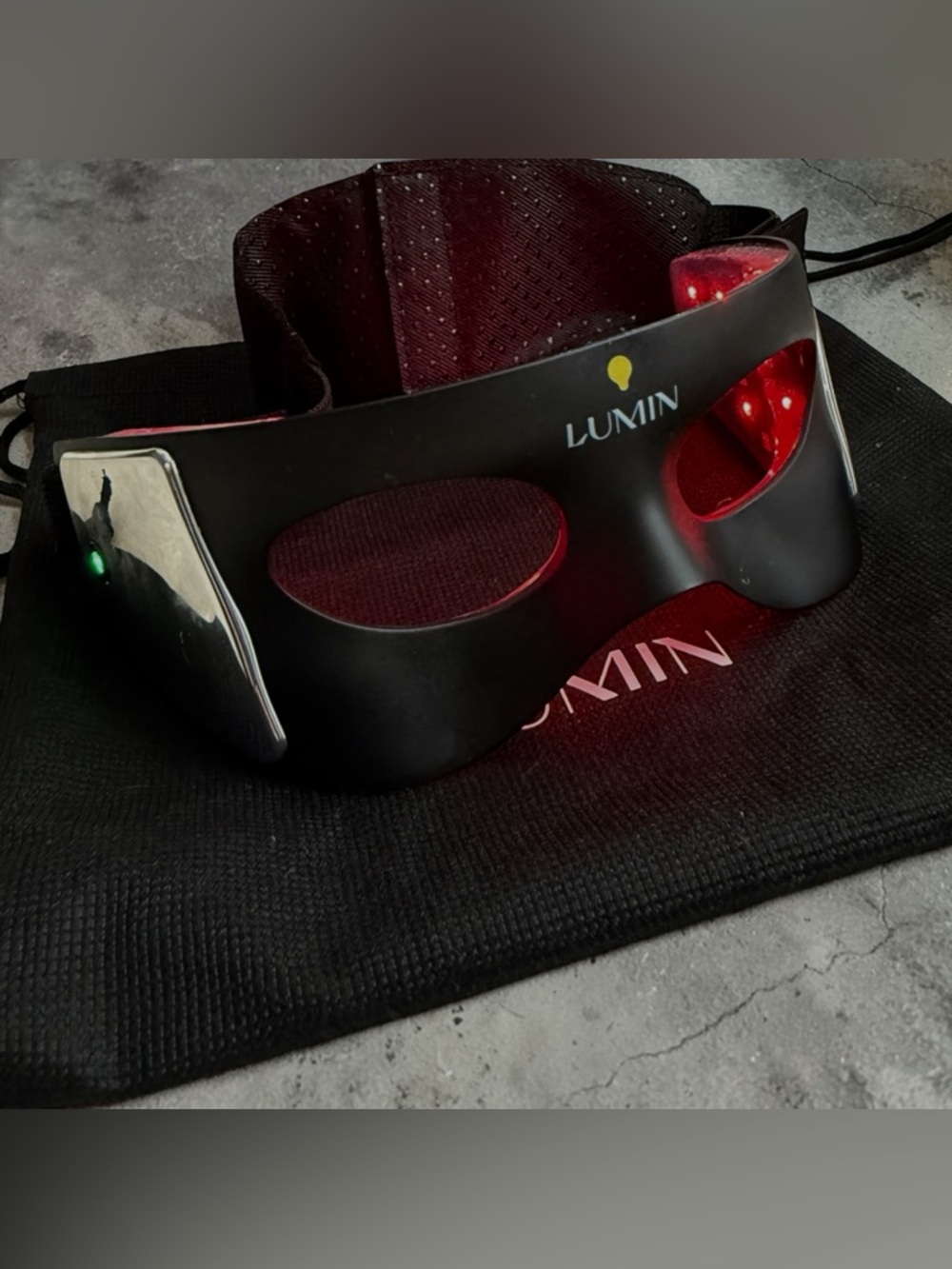Men's and  women Black LED Eye Mask